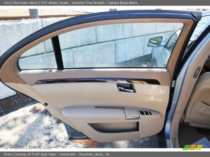 Andorite Grey Metallic / Sahara Beige/Black 2013 Mercedes-Benz S 550 4Matic Sedan