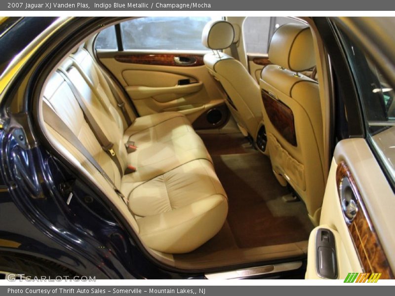 Indigo Blue Metallic / Champagne/Mocha 2007 Jaguar XJ Vanden Plas