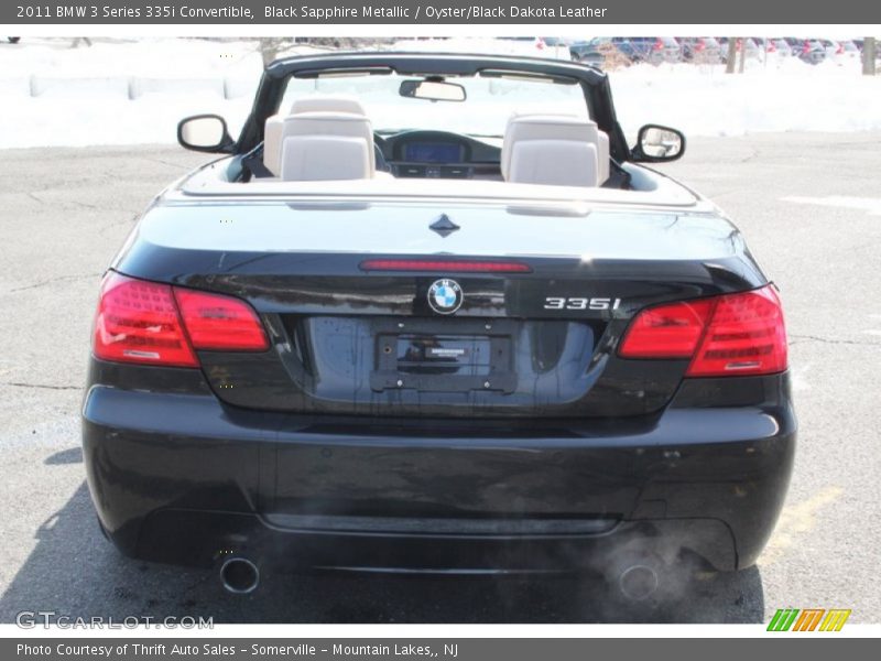 Black Sapphire Metallic / Oyster/Black Dakota Leather 2011 BMW 3 Series 335i Convertible