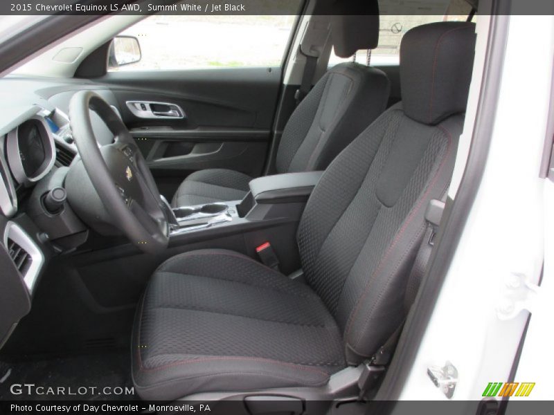 Summit White / Jet Black 2015 Chevrolet Equinox LS AWD