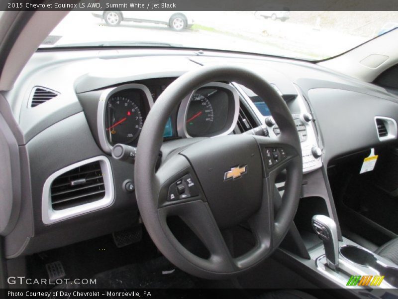 Summit White / Jet Black 2015 Chevrolet Equinox LS AWD