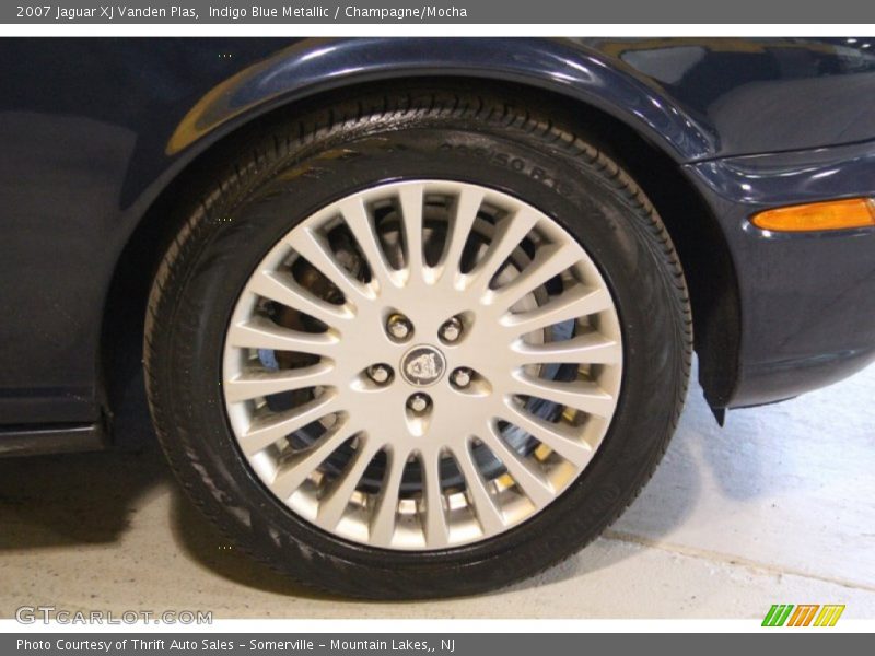 Indigo Blue Metallic / Champagne/Mocha 2007 Jaguar XJ Vanden Plas
