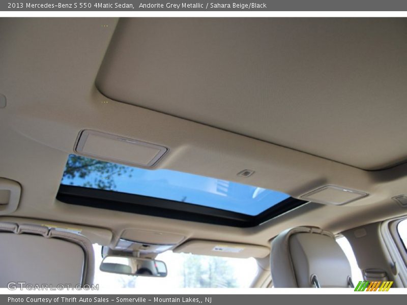 Andorite Grey Metallic / Sahara Beige/Black 2013 Mercedes-Benz S 550 4Matic Sedan