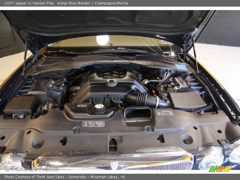 Indigo Blue Metallic / Champagne/Mocha 2007 Jaguar XJ Vanden Plas
