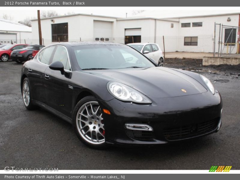 Black / Black 2012 Porsche Panamera Turbo