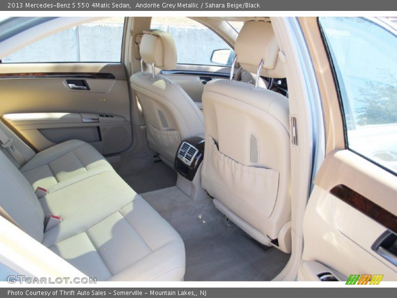 Andorite Grey Metallic / Sahara Beige/Black 2013 Mercedes-Benz S 550 4Matic Sedan