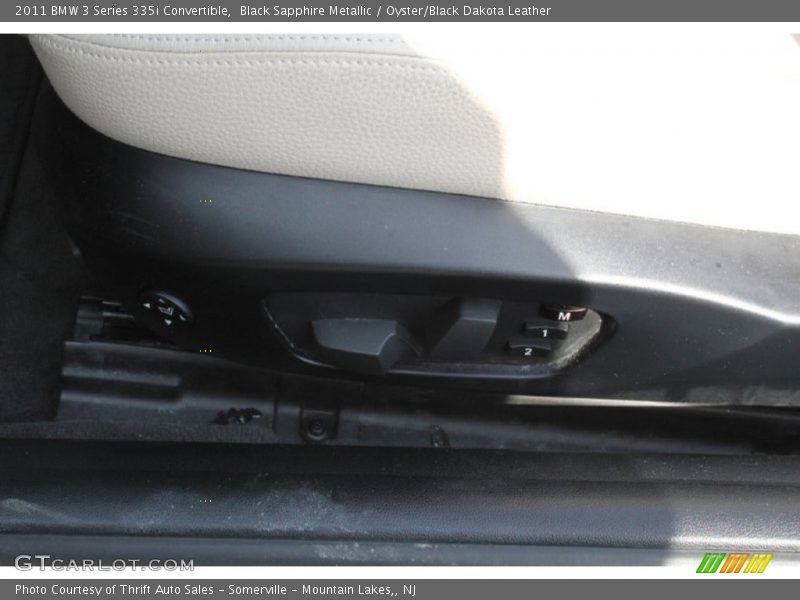 Black Sapphire Metallic / Oyster/Black Dakota Leather 2011 BMW 3 Series 335i Convertible