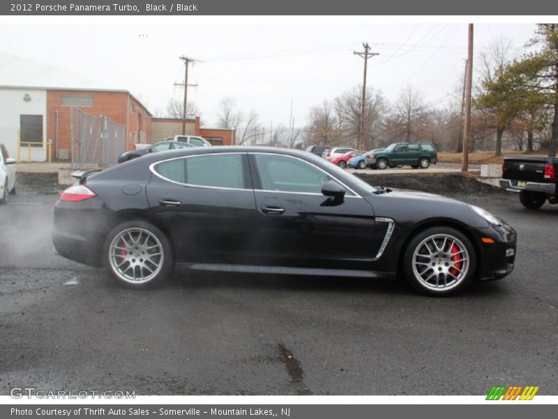 Black / Black 2012 Porsche Panamera Turbo