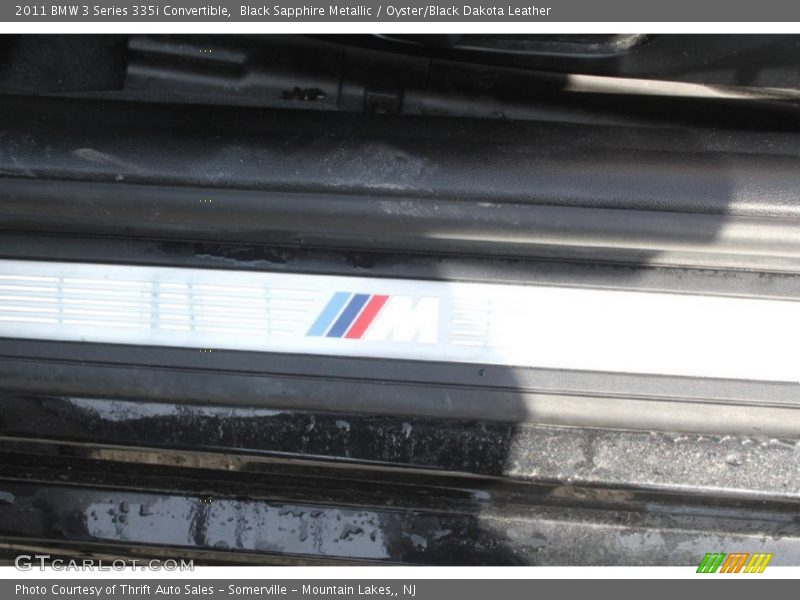 Black Sapphire Metallic / Oyster/Black Dakota Leather 2011 BMW 3 Series 335i Convertible