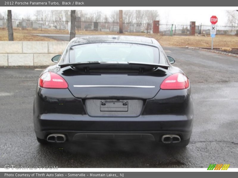 Black / Black 2012 Porsche Panamera Turbo