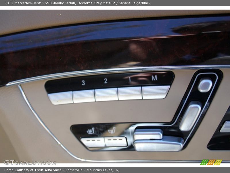 Controls of 2013 S 550 4Matic Sedan