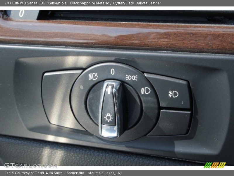 Black Sapphire Metallic / Oyster/Black Dakota Leather 2011 BMW 3 Series 335i Convertible