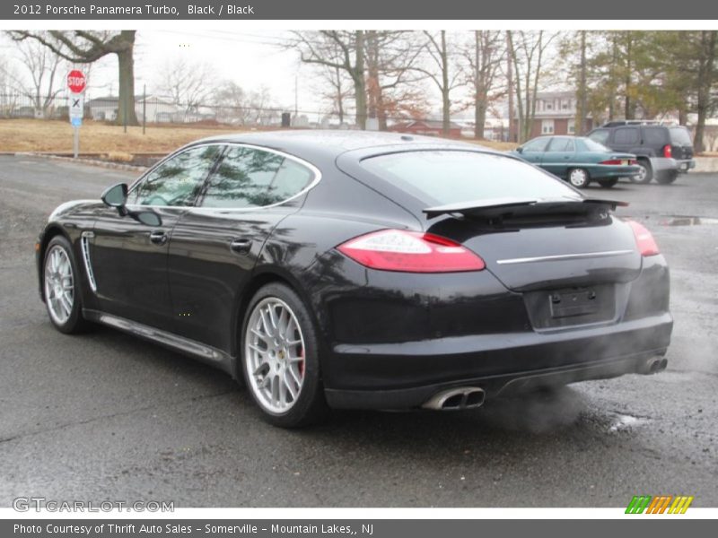 Black / Black 2012 Porsche Panamera Turbo