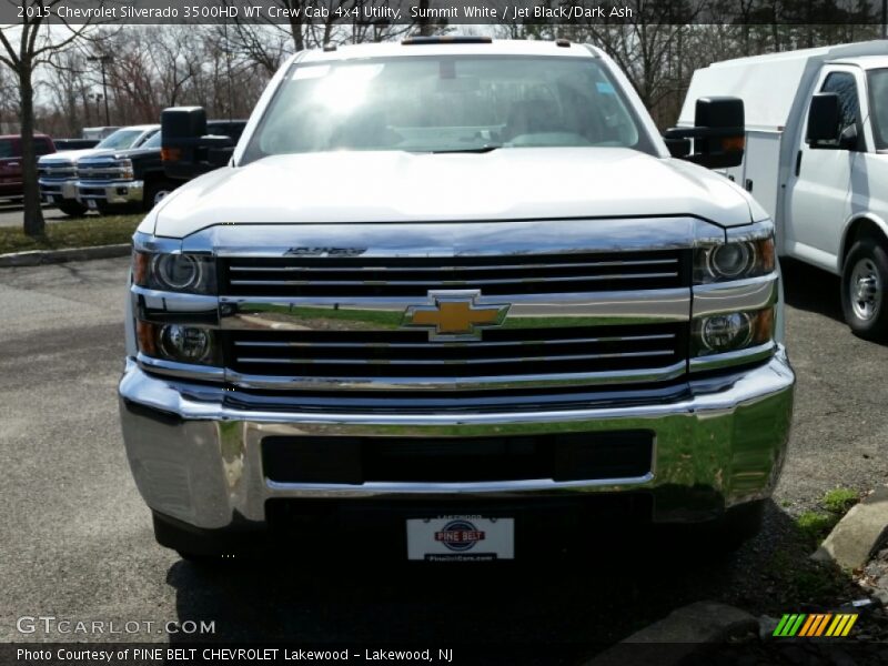 Summit White / Jet Black/Dark Ash 2015 Chevrolet Silverado 3500HD WT Crew Cab 4x4 Utility
