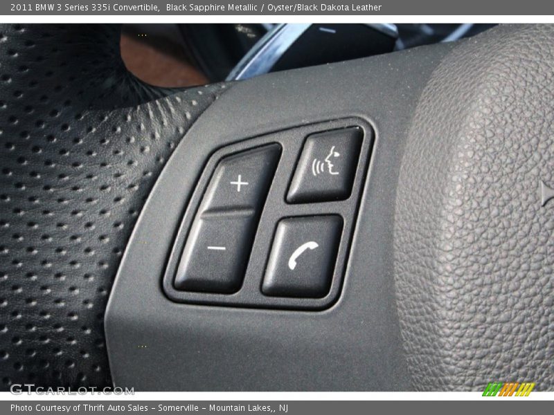 Black Sapphire Metallic / Oyster/Black Dakota Leather 2011 BMW 3 Series 335i Convertible