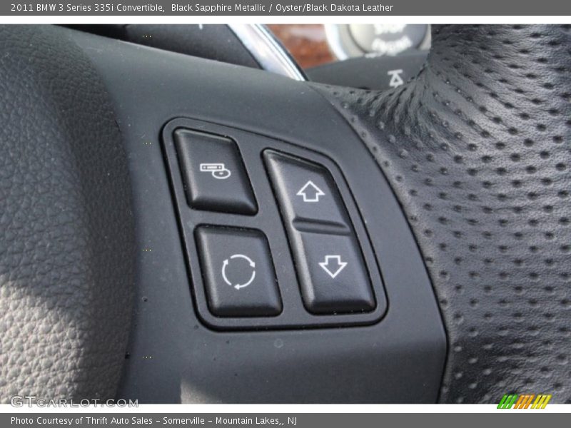 Black Sapphire Metallic / Oyster/Black Dakota Leather 2011 BMW 3 Series 335i Convertible