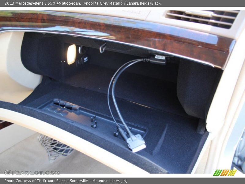 Andorite Grey Metallic / Sahara Beige/Black 2013 Mercedes-Benz S 550 4Matic Sedan