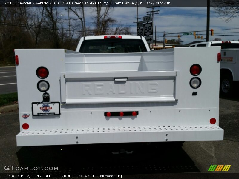 Summit White / Jet Black/Dark Ash 2015 Chevrolet Silverado 3500HD WT Crew Cab 4x4 Utility