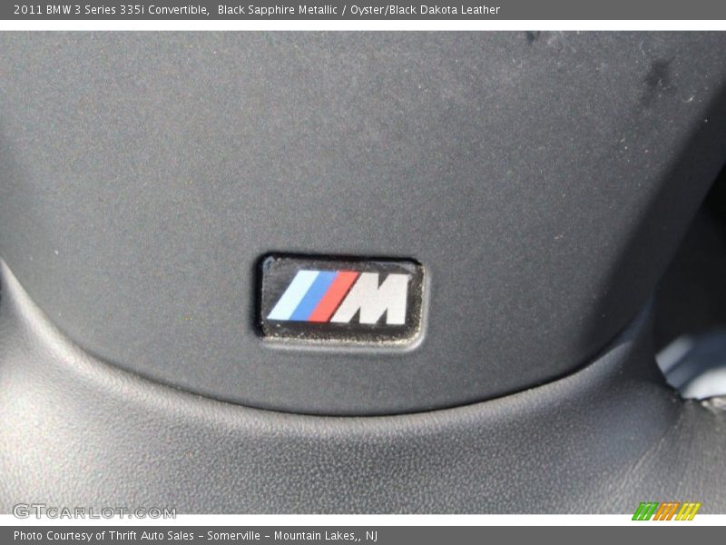 Black Sapphire Metallic / Oyster/Black Dakota Leather 2011 BMW 3 Series 335i Convertible