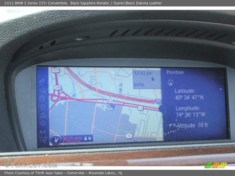 Black Sapphire Metallic / Oyster/Black Dakota Leather 2011 BMW 3 Series 335i Convertible