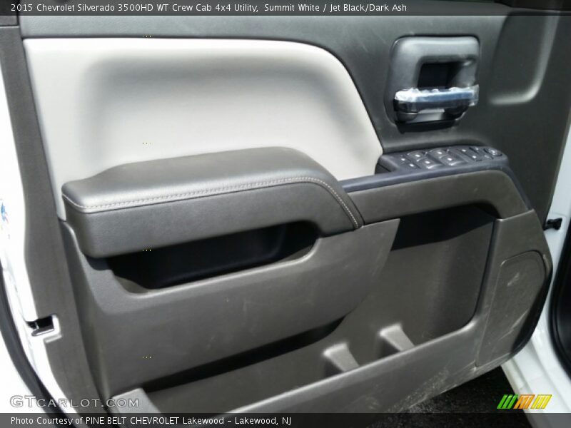 Summit White / Jet Black/Dark Ash 2015 Chevrolet Silverado 3500HD WT Crew Cab 4x4 Utility
