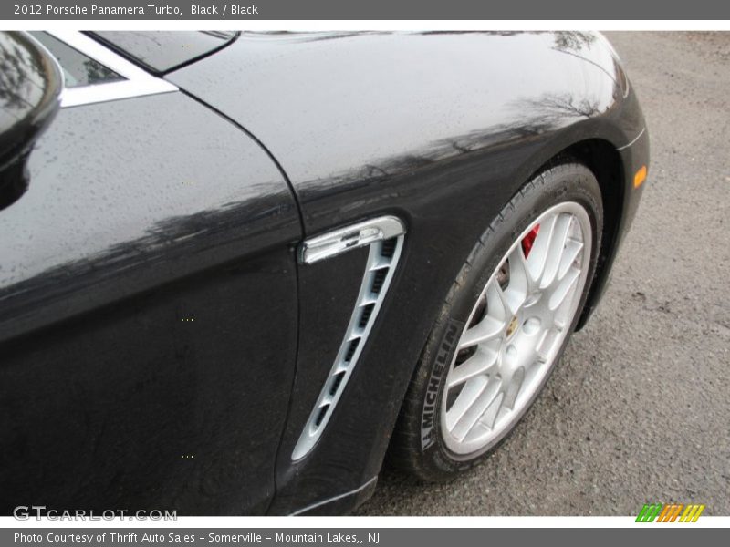 Black / Black 2012 Porsche Panamera Turbo