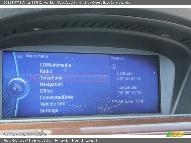 Black Sapphire Metallic / Oyster/Black Dakota Leather 2011 BMW 3 Series 335i Convertible