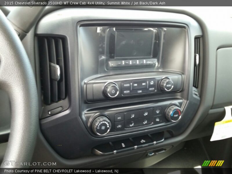 Summit White / Jet Black/Dark Ash 2015 Chevrolet Silverado 3500HD WT Crew Cab 4x4 Utility