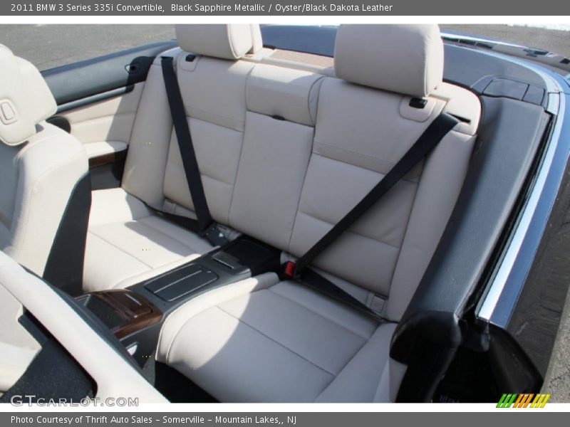 Black Sapphire Metallic / Oyster/Black Dakota Leather 2011 BMW 3 Series 335i Convertible