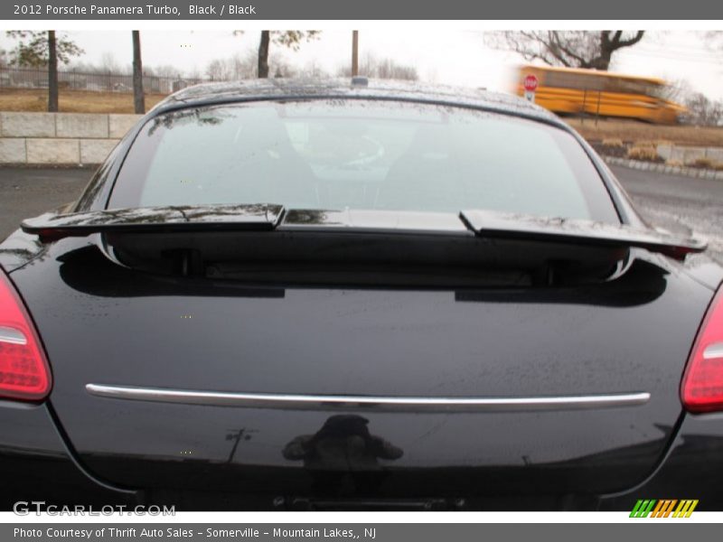 Black / Black 2012 Porsche Panamera Turbo