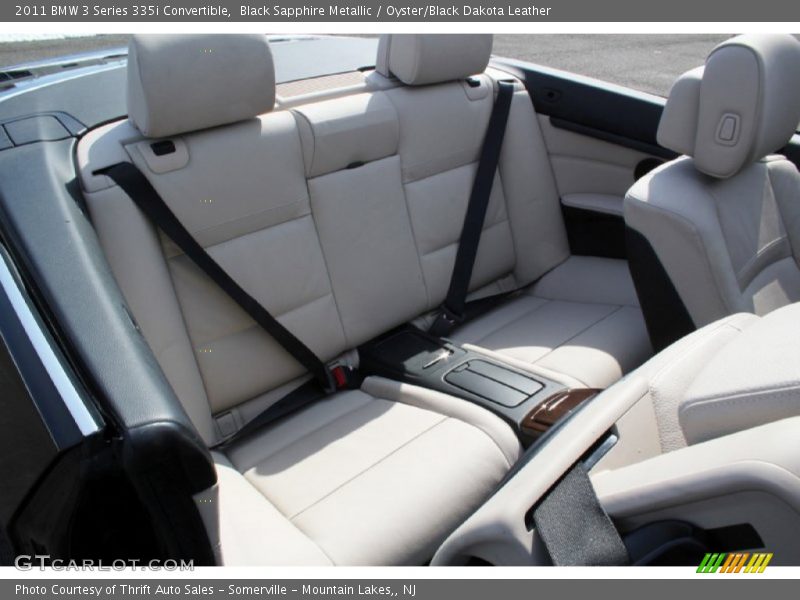 Black Sapphire Metallic / Oyster/Black Dakota Leather 2011 BMW 3 Series 335i Convertible