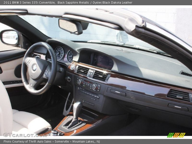 Black Sapphire Metallic / Oyster/Black Dakota Leather 2011 BMW 3 Series 335i Convertible