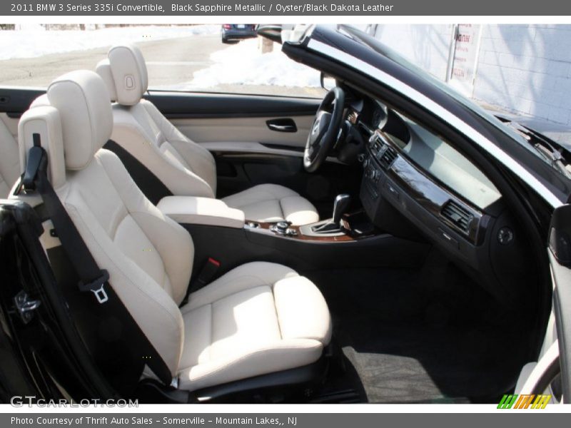 Black Sapphire Metallic / Oyster/Black Dakota Leather 2011 BMW 3 Series 335i Convertible