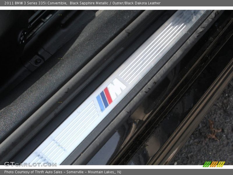 Black Sapphire Metallic / Oyster/Black Dakota Leather 2011 BMW 3 Series 335i Convertible