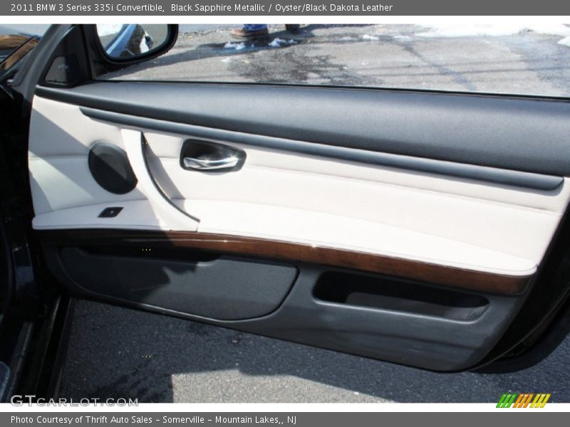 Black Sapphire Metallic / Oyster/Black Dakota Leather 2011 BMW 3 Series 335i Convertible
