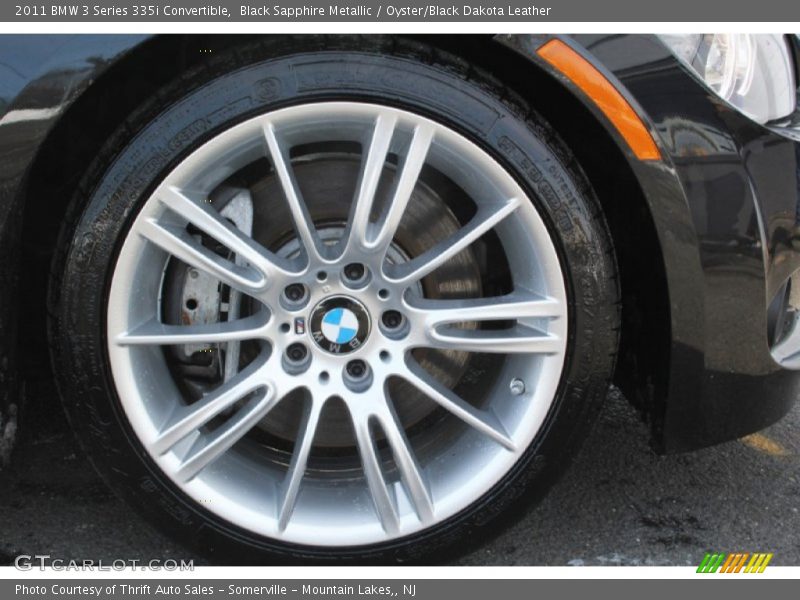 Black Sapphire Metallic / Oyster/Black Dakota Leather 2011 BMW 3 Series 335i Convertible