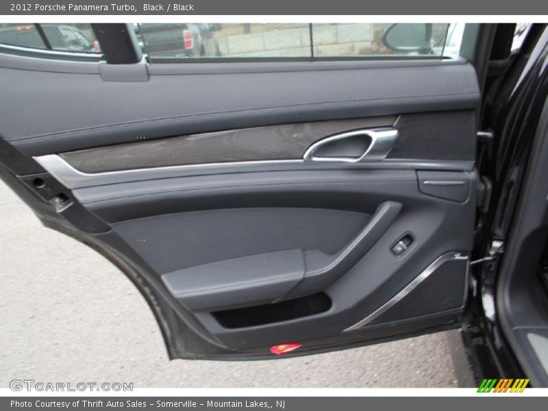 Black / Black 2012 Porsche Panamera Turbo