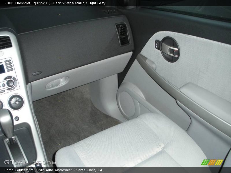 Dark Silver Metallic / Light Gray 2006 Chevrolet Equinox LS