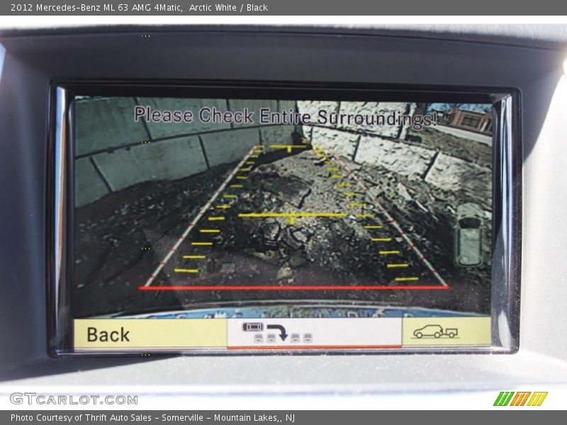 Arctic White / Black 2012 Mercedes-Benz ML 63 AMG 4Matic