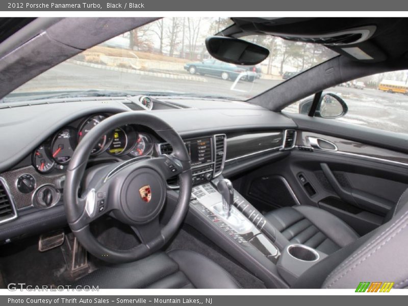 Black / Black 2012 Porsche Panamera Turbo