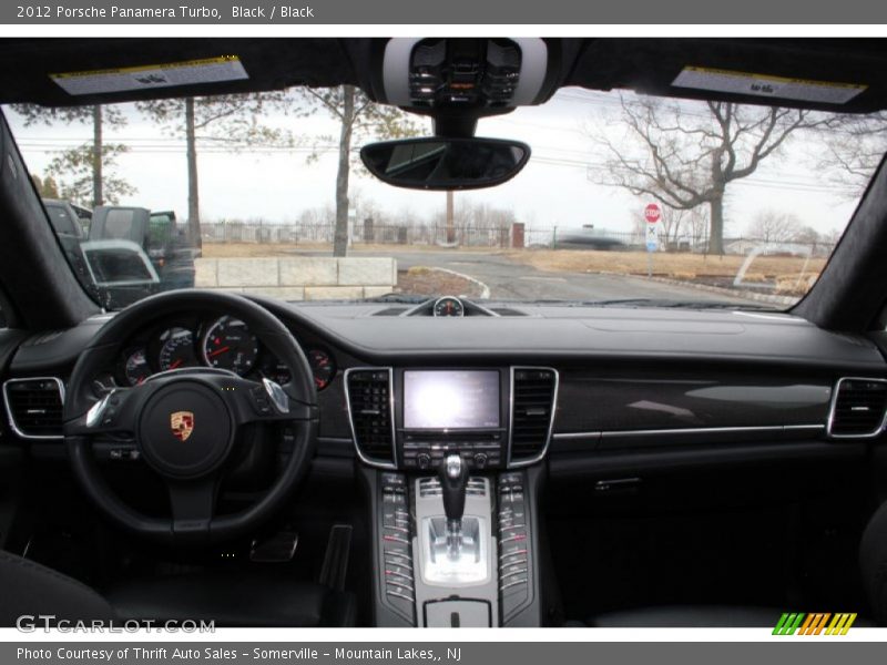 Black / Black 2012 Porsche Panamera Turbo