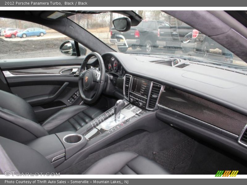 Black / Black 2012 Porsche Panamera Turbo