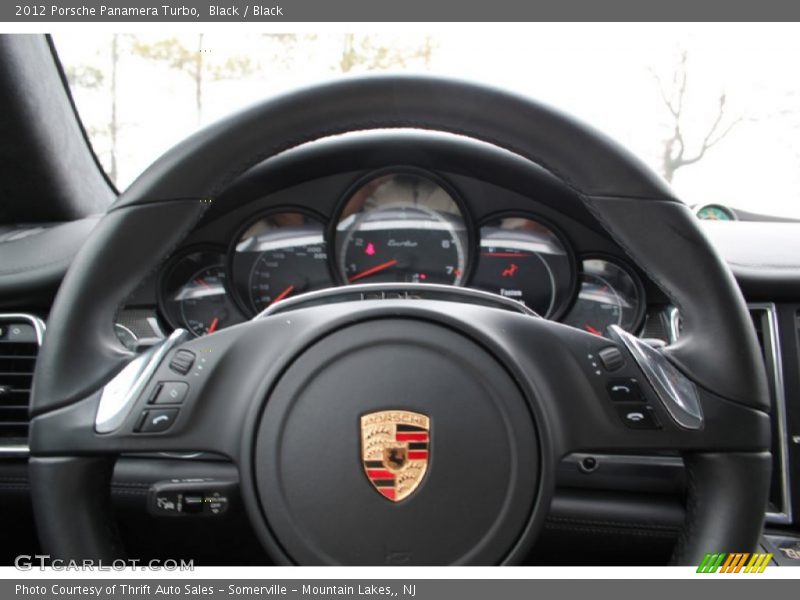 Black / Black 2012 Porsche Panamera Turbo