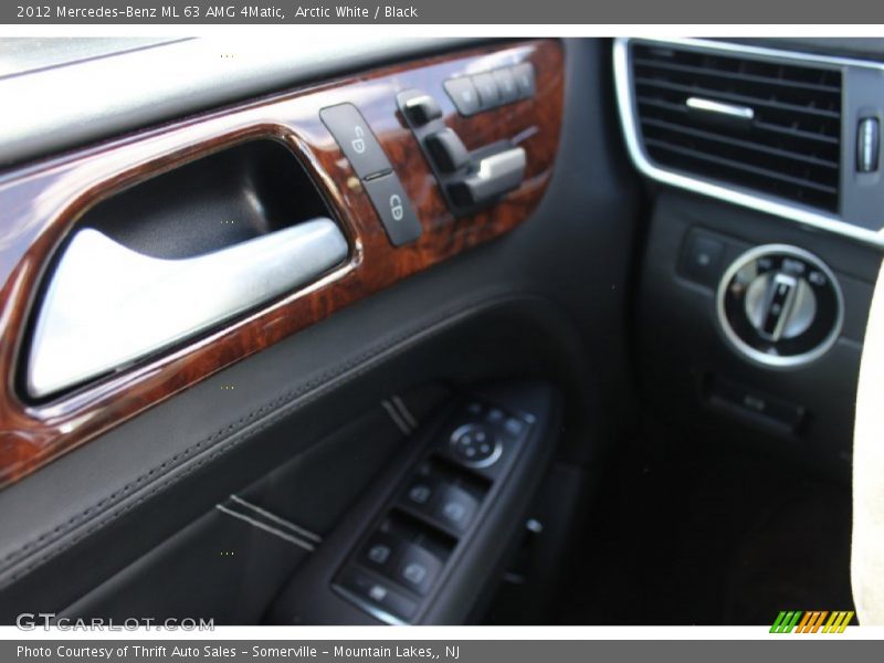 Arctic White / Black 2012 Mercedes-Benz ML 63 AMG 4Matic