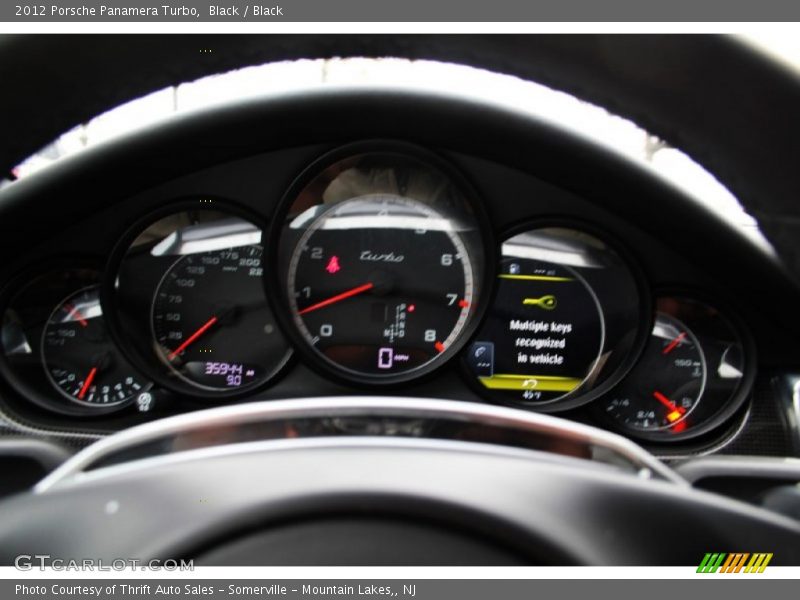 Black / Black 2012 Porsche Panamera Turbo
