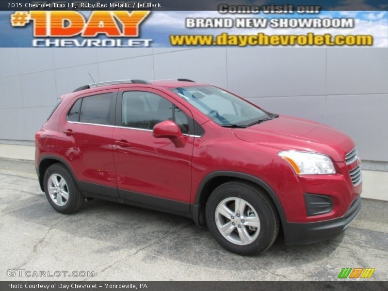 Ruby Red Metallic / Jet Black 2015 Chevrolet Trax LT