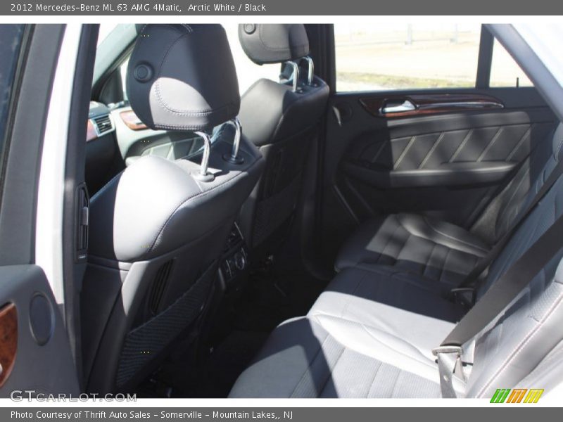 Arctic White / Black 2012 Mercedes-Benz ML 63 AMG 4Matic