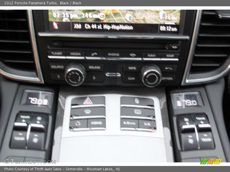 Black / Black 2012 Porsche Panamera Turbo