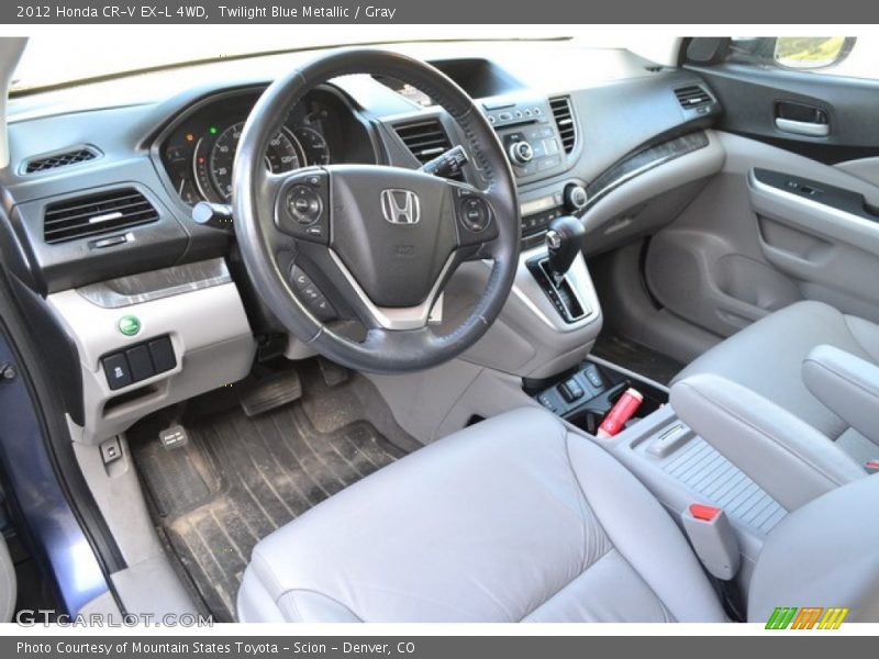  2012 CR-V EX-L 4WD Gray Interior