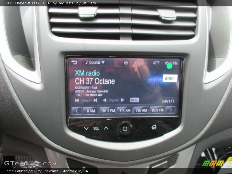 Ruby Red Metallic / Jet Black 2015 Chevrolet Trax LT
